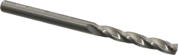 Guhring - #28 150° Solid Carbide Jobber Drill - Bright Finish, Right Hand Cut, Spiral Flute, Straight Shank, 2-3/64" OAL, Standard Point - Americas Industrial Supply
