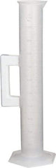 Bel-Art - 1,000 ml Polypropylene Graduated Cylinder - 10 ml Graduation, 2-17/32" Diam x 17-19/64" High - Americas Industrial Supply