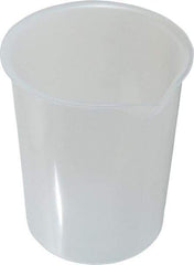 Bel-Art - 600 ml Polypropylene Graduated Beaker - 100 ml Graduation, 4-19/64" Diam x 5" High - Americas Industrial Supply