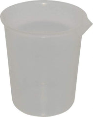 Bel-Art - 1,000 ml Polypropylene Graduated Beaker - 100 ml Graduation, 5-1/8" Diam x 5-15/16" High - Americas Industrial Supply