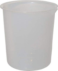 Bel-Art - 4,000 ml Polypropylene Graduated Beaker - 1,000 ml Graduation, 8-29/64" Diam x 9-5/64" High - Americas Industrial Supply