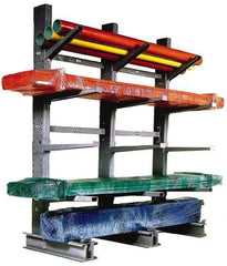 Made in USA - 35 Inches Long, Series 2K Brace Set - For 10 to 14 Ft. Uprights - Americas Industrial Supply