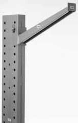 Made in USA - 18 Inches Long, Series 2K Incline Arm - With Lip, 1,500 Lb. Load Limit - Americas Industrial Supply