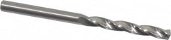 Guhring - #25 150° Solid Carbide Jobber Drill - Bright Finish, Right Hand Cut, Spiral Flute, Straight Shank, 55mm OAL, Standard Point - Americas Industrial Supply