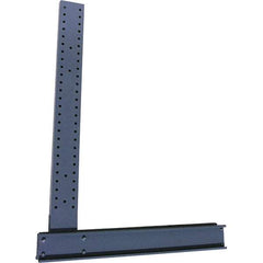 Made in USA - 12' High Single Sided Upright Cantilever Rack - 12,600 Lb Capacity, 38" Base Length - Americas Industrial Supply