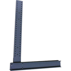 Made in USA - 8' High Single Sided Upright Cantilever Rack - 10,600 Lb Capacity, 50" Base Length - Americas Industrial Supply
