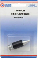 Coilhose Pneumatics - Blow Gun Safety High Flow Nozzle - 1/2-27 UNS, 2" Long, Aluminum - Americas Industrial Supply