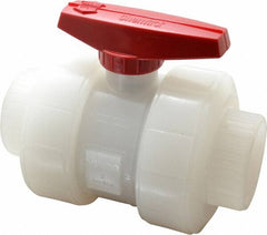 NIBCO - 2" Pipe, Full Port, Polypropylene True Union Design Ball Valve - Americas Industrial Supply