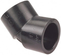 NIBCO - 1-1/2" Polypropylene Plastic Pipe 45° Elbow - Schedule 80, S x S End Connections - Americas Industrial Supply