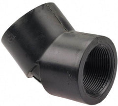 NIBCO - 4" Polypropylene Plastic Pipe Fitting - FPT x FPT End Connections - Americas Industrial Supply