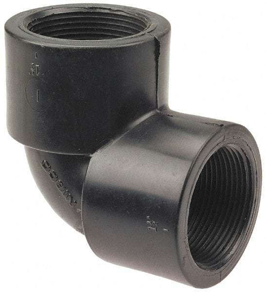 NIBCO - 1" Polypropylene Plastic Pipe Fitting - FPT x FPT End Connections - Americas Industrial Supply