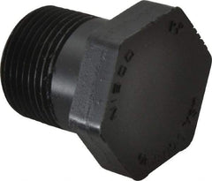 NIBCO - 3/4" Polypropylene Plastic Pipe Threaded Plug - Schedule 80, MPT End Connections - Americas Industrial Supply