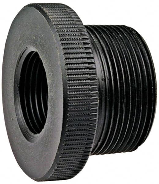 NIBCO - 3 x 2" Polypropylene Plastic Pipe Flush Reducer Bushing - Schedule 80, MPT x FPT End Connections - Americas Industrial Supply