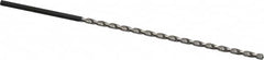 Extra Length Drill Bit: 0.1495″ Dia, 130 °, High Speed Steel Uncoated, 4.724″ Flute Length, 6.89″ OAL, Parabolic Flute, Straight-Cylindrical Shank, Series 502