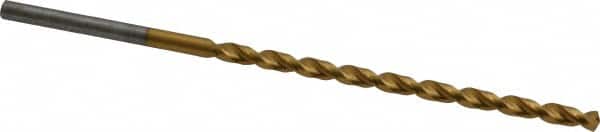 Taper Length Drill Bit: 0.1562″ Dia, 130 ° Coated, RH Cut, Parabolic Flute, Cylindrical Shank, Series 668