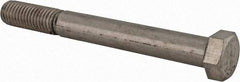 Value Collection - 9/16-12 UNC, 5" Length Under Head Hex Head Cap Screw - Partially Threaded, Grade 18-8 Stainless Steel, Uncoated, 13/16" Hex - Americas Industrial Supply
