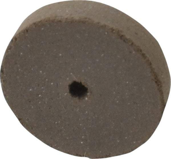 Cratex - 5/8" Diam x 1/16" Hole x 1/8" Thick, Surface Grinding Wheel - Silicon Carbide, Medium Grade, 25,000 Max RPM, Rubber Bond, No Recess - Americas Industrial Supply