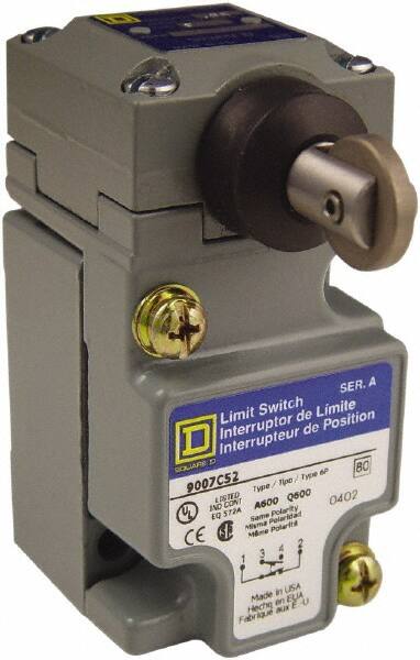 Square D - SPDT, NC/NO, 600 Volt, Screw Terminal, Plunger Actuator, General Purpose Limit Switch - 4 Lb Operating Force - Americas Industrial Supply