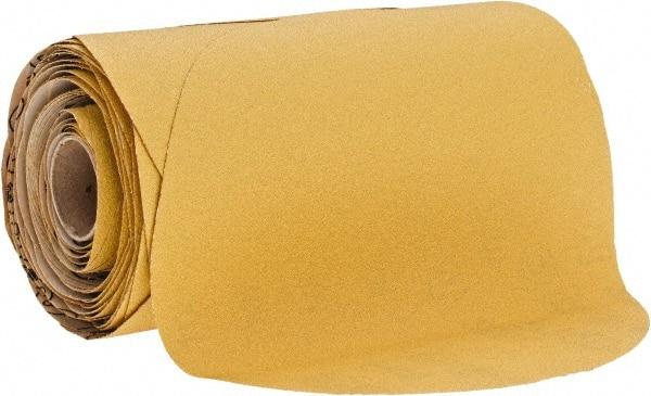 3M - Adhesive PSA Disc - Fine Grade, Gold, Paper Backing, Flexible, Use with Random Orbital Sanders - Americas Industrial Supply