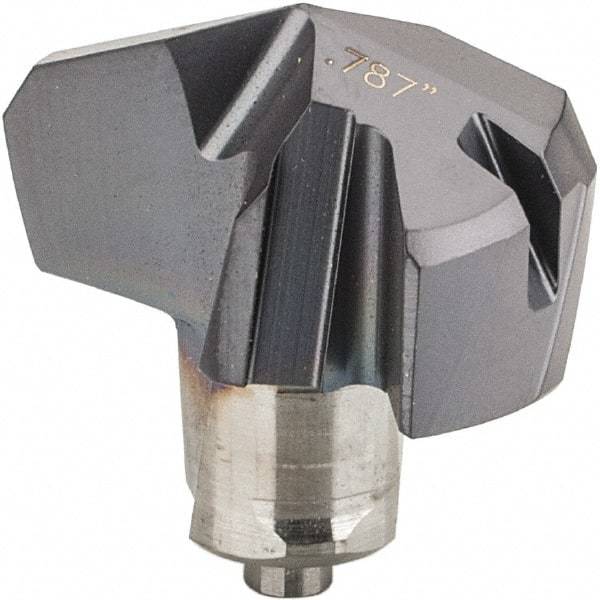 Iscar - Series ICK, 0.787" Diam Grade IC908 140° Replaceable Drill Tip - Carbide, TiAlN Finish, 20 Seat Size, Through Coolant - Americas Industrial Supply