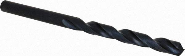 Guhring - #8 118° Cobalt Jobber Drill - Oxide Finish, Right Hand Cut, Spiral Flute, Straight Shank, 86mm OAL, Standard Point - Americas Industrial Supply