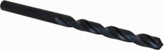 Guhring - #8 118° Cobalt Jobber Drill - Oxide Finish, Right Hand Cut, Spiral Flute, Straight Shank, 86mm OAL, Standard Point - Americas Industrial Supply