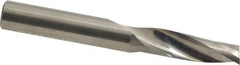 Onsrud - 3/8" Cutting Diam x 1-1/8" Length of Cut, 1 Flute, Upcut Spiral Router Bit - Uncoated, Right Hand Cut, Solid Carbide, 3" OAL x 3/8" Shank Diam, Single Edge, 21° Helix Angle - Americas Industrial Supply