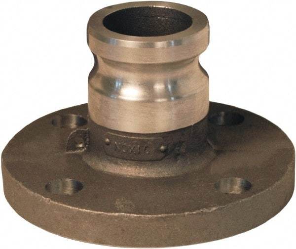 Dixon Valve & Coupling - 6" Aluminum Cam & Groove Suction & Discharge Hose Male Adapter Female NPT Thread - Part A, 6" Thread, 75 Max psi - Americas Industrial Supply