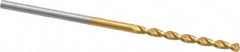 Guhring - 1.5mm 130° Cobalt Jobber Drill - TiN Finish, Right Hand Cut, Parabolic Flute, Straight Shank, 1-9/16" OAL, Standard Point - Americas Industrial Supply