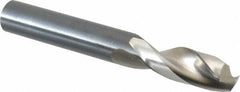 Guhring - 11.5mm 130° Parabolic Flute High Speed Steel Screw Machine Drill Bit - Bright Finish, Right Hand Cut, 47mm Flute Length, 95mm OAL, Standard Point, Straight Shank - Americas Industrial Supply