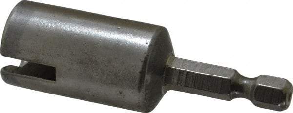 Made in USA - Wing Nut Driver - 1/4" Hex Drive, 2-3/8" OAL - Americas Industrial Supply