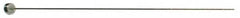 Gibraltar - 5/16" Pin Diam, 1/2" Head Diam x 1/4" Head Height, 10" OAL, Straight Ejector Pin - Steel, 9-3/4" Pin Length - Americas Industrial Supply