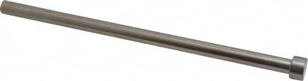 Gibraltar - 9/32" Pin Diam, 7/16" Head Diam x 1/4" Head Height, 6" OAL, Straight Ejector Pin - Steel, 5-3/4" Pin Length - Americas Industrial Supply