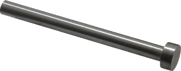 Gibraltar - 1/4" Pin Diam, 7/16" Head Diam x 3/16" Head Height, 3" OAL, Hard Core Pin - Steel, 2-13/16" Pin Length - Americas Industrial Supply