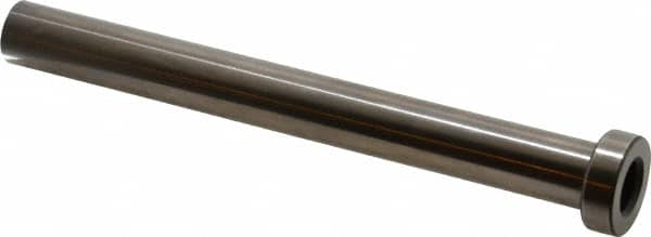 Gibraltar - 3/8" Inside x 1/2" OD, 5" OAL, Nitride Coated Die Steel, Die & Mold Ejector Sleeve - 3/4" Head Diam, 1/4" Head Height, 45° Chamfer Angle, 3/64" Chamfer Length, 1/32" Corner Radius - Americas Industrial Supply