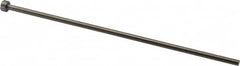 Gibraltar - 3mm Pin Diam, 6mm Head Diam x 3mm Head Height, 125mm OAL, Straight Ejector Pin - Steel, 122mm Pin Length - Americas Industrial Supply