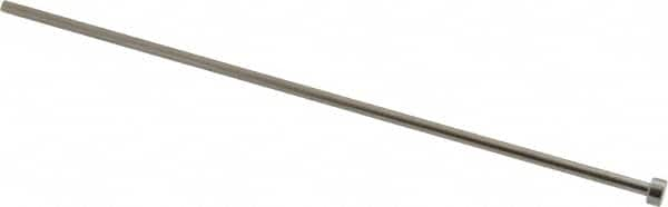 Gibraltar - 3mm Pin Diam, 6mm Head Diam x 3mm Head Height, 160mm OAL, Straight Ejector Pin - Steel, 157mm Pin Length - Americas Industrial Supply