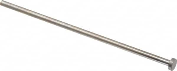 Gibraltar - 5mm Pin Diam, 10mm Head Diam x 3mm Head Height, 160mm OAL, Straight Ejector Pin - Steel, 157mm Pin Length - Americas Industrial Supply