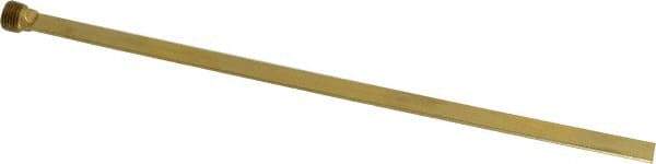 Made in USA - 1/8" NPT Thread, Straight, Die & Mold Cooling Baffle - 8" OAL, Brass - Americas Industrial Supply