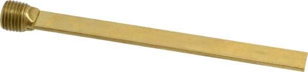 Made in USA - 1/4" NPT Thread, Straight, Die & Mold Cooling Baffle - 5" OAL, Brass - Americas Industrial Supply