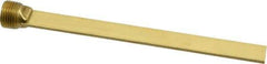 Made in USA - 3/8" NPT Thread, Straight, Die & Mold Cooling Baffle - 6" OAL, Brass - Americas Industrial Supply