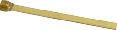 Made in USA - 1/2" NPT Thread, Straight, Die & Mold Cooling Baffle - 8" OAL, Brass - Americas Industrial Supply