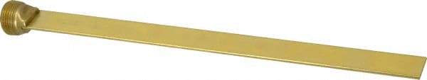 Made in USA - 3/4" NPT Thread, Straight, Die & Mold Cooling Baffle - 12" OAL, Brass - Americas Industrial Supply