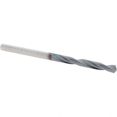 SGS - #30 118° Solid Carbide Jobber Drill - AlTiN Finish, Right Hand Cut, Spiral Flute, Straight Shank, 2-1/4" OAL, Four Facet Point - Americas Industrial Supply