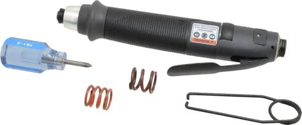 Ingersoll-Rand - 1/4" Bit Holder, 1,000 RPM, Inline Handle Air Screwdriver - 3 to 40 In/Lb Torque, 16 CFM - Americas Industrial Supply