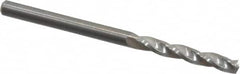 Guhring - 3mm 150° Solid Carbide Jobber Drill - Bright Finish, Right Hand Cut, Spiral Flute, Straight Shank, 46mm OAL, Standard Point - Americas Industrial Supply