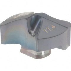 Iscar - Series IDI-SG, 11.4mm Diam Grade IC908 140° Replaceable Drill Tip - Carbide, TiAlN Finish, 11 Seat Size - Americas Industrial Supply