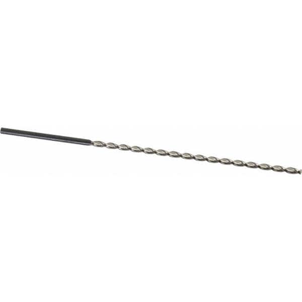 Extra Length Drill Bit: 0.1417″ Dia, 130 °, Cobalt Bright Finish, 4.528″ Flute Length, 6.496″ OAL, Parabolic Flute, Straight-Cylindrical Shank, Series 618