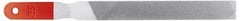 Simonds File - 8" Long, American-Pattern File - Single, Double Cut, Handle - Americas Industrial Supply