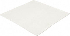 Made in USA - 12" Long, 12" Wide, 1/8" Thick, Buna-N Rubber Foam Sheet - 50 to 60 Durometer, White, -20 to 180°F, 1,000 to 1,200 psi Tensile Strength, Stock Length - Americas Industrial Supply